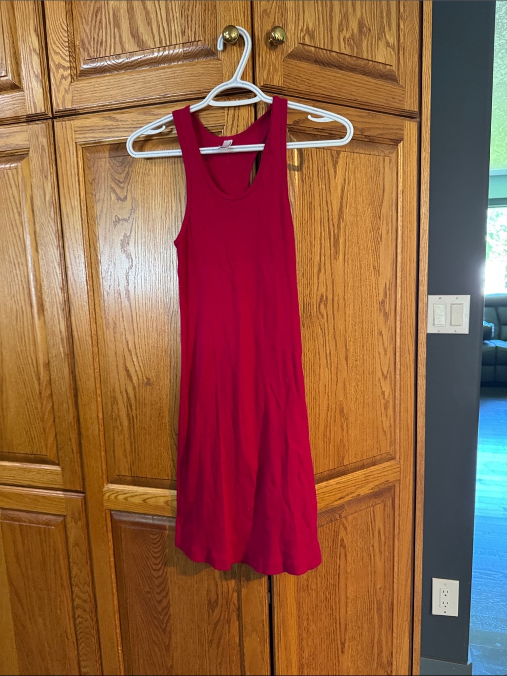 Red Sleeveless Women's Dress